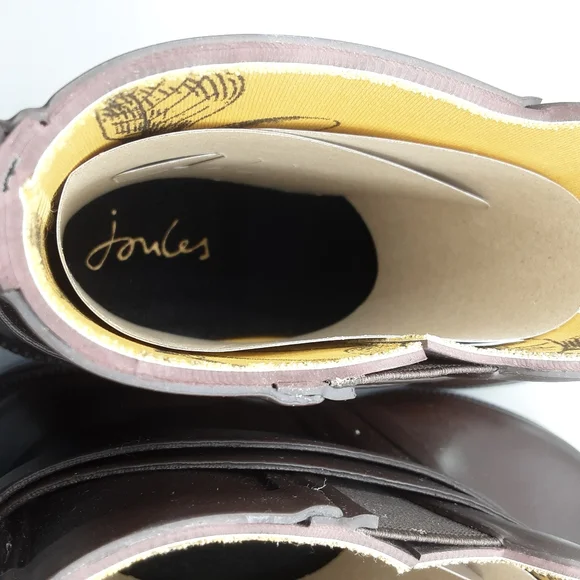 Joules Fairhurst Rainboots Women's 7M Brown. - Picture 8 of 12